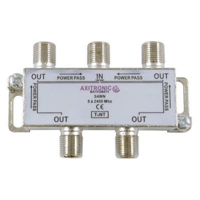 REPARTITEUR TV 4 SORTIES 2250MHZ  PASSAGE DE COURANT
