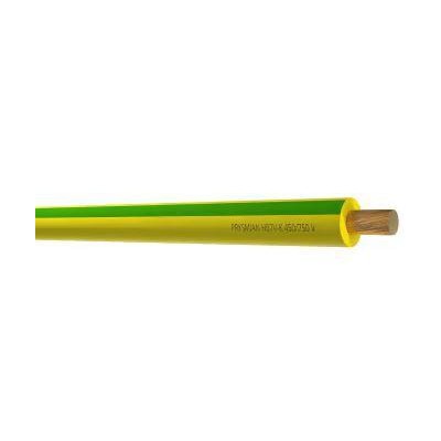 FIL HO7VK 10 VERT/JAUNE T500 SOUPLE