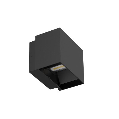 APPLIQUE LED WL20 NOIR 18W 4K 1350LM ECL.HAUT+BAS 15°~120° IP65