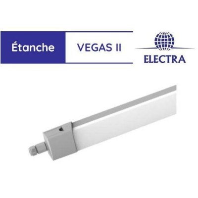 REGLETTE ETANCHE LED VEGAS 2 - 34W 4760lm 6K L-1200mm IP66 IK08 TRAV