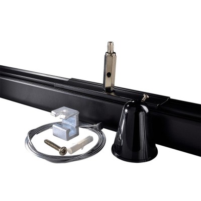 TRACK SYSTEM KIT DE SUSPENSION NOIR RENFORCE AVEC CABLE 1.5M
