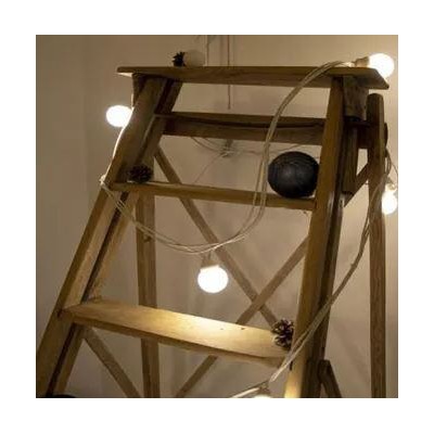 Guirlande Ampoules Tradition 5m 10ampoules LED blanc chaud Cb Bl 230V