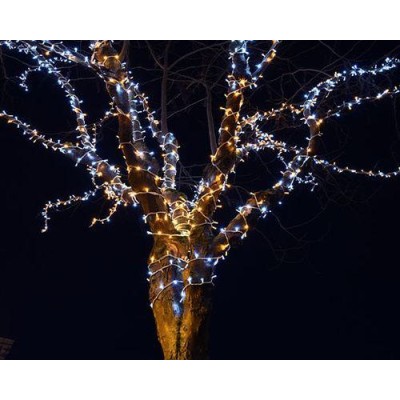 Guirl. Classic'line 20m Blanc 200 LED 40 BL Scintillant 230V Int/Ex
