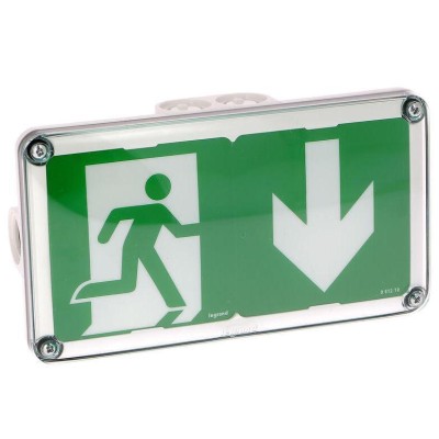 BLOC SECOURS LEGRAND EVACUATION ETANCHE LED 45LM IP66 IK10 SATI CONNE