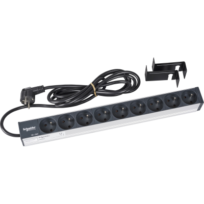 BANDEAU DECAISSE 1U 9 PC 230V 2P+T
