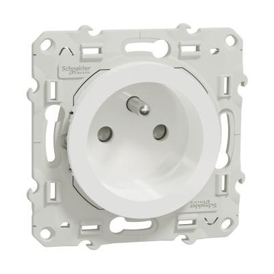 ODACE BLANC PC 10/16A 2P+T