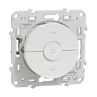 ODACE BLANC INTER DE VOLETS 3 BOUTONS (MONTEE-DESCENTE-STOP)