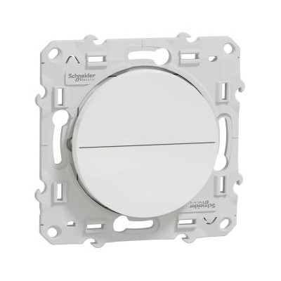 ODACE BLANC POUSSOIR DE VOLETS 2 BOUTONS (MONTEE-DESCENTE)