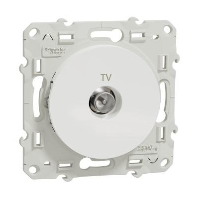 ODACE BLANC PRISE TV SIMPLE