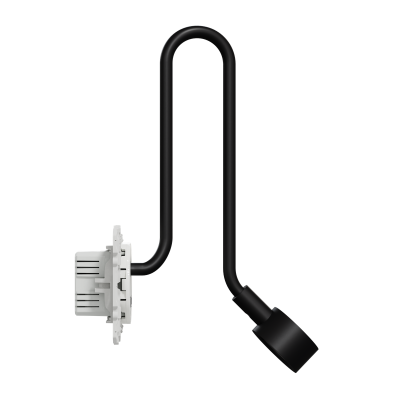 ODACE BLANC LISEUSE LED 2W 100LM + PRISE USB-A 2,1A