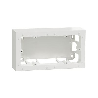 ODACE STYL BOITE POUR MONTAGE EN SAILIE BLANC 2 POSTES