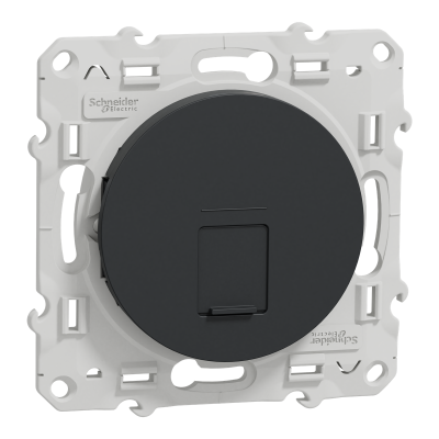 ODACE ANTHRACITE RJ45 CAT.6A STP SIMPLE