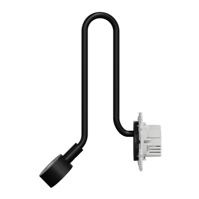 ODACE ANTHRACITE LISEUSE LED 2W 100LM + PRISE USB-A 2,1A