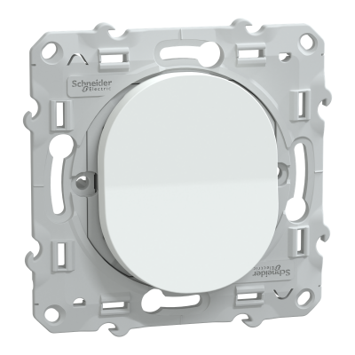 OVALIS BLANC POUSSOIR A FERMETURE 10A