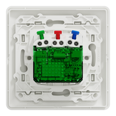 OVALIS BLANC PC 10/16 2P+T AFFLEURANTE + USB C 10,5W