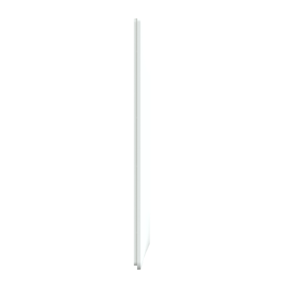 OVALIS BLANC PLAQUE  2 POSTES VERTICAL ENTRAXE 71MM