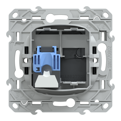 OVALIS ANTHRACITE PRISE RJ45 CAT.6 STP - RESEAUX VDI GRADE 3