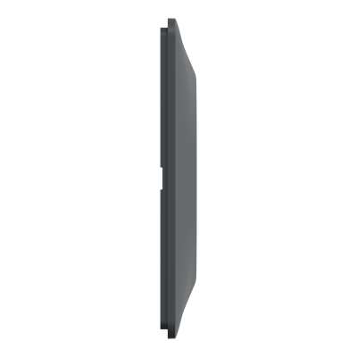 OVALIS ANTHRACITE PLAQUE  2 POSTES HORIZONTAL ENTRAXE 71MM