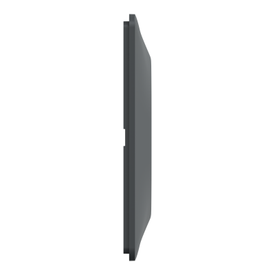 OVALIS ANTHRACITE PLAQUE  4 POSTES HORIZONTAL ENTRAXE 71MM