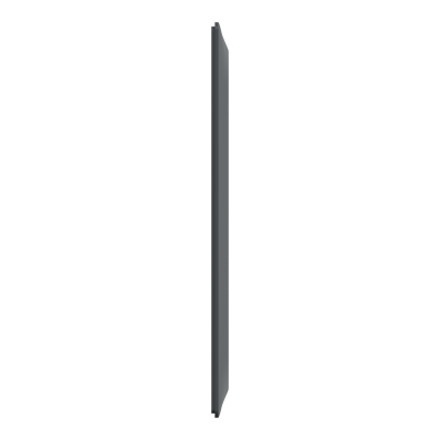 OVALIS ANTHRACITE PLAQUE  3 POSTES VERTICAL ENTRAXE 71MM
