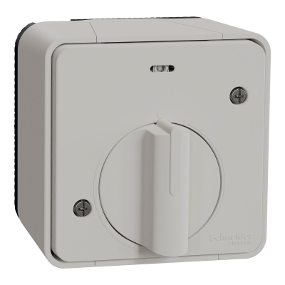 MUREVA BLANC SAILLIE INTER.TEMPORISE IP55 IK07 COMPLET