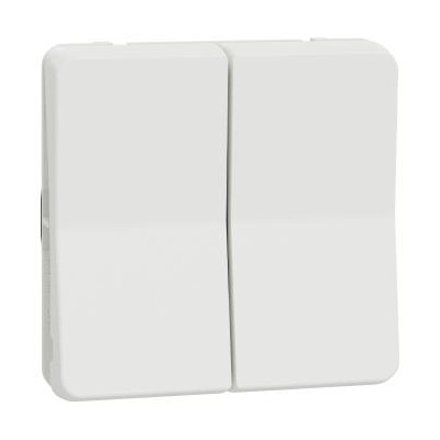 MUREVA BLANC COMPOSABLE DOUBLE VA ET VIENT IP44 IK08