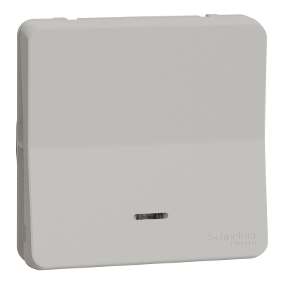 MUREVA BLANC COMPOSABLE POUSSOIR LUMINEUX IP55 IK07