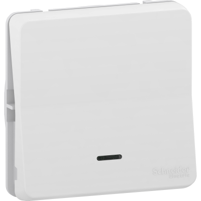 MUREVA BLANC COMPOSABLE POUSSOIR LUMINEUX IP55 IK07