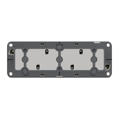 MUREVA BLANC COMPOSABLE SAILLIE BOITIER 3P HORIZONTAL IP55 IK07