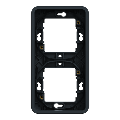 MUREVA ANTHRACITE COMPOSABLE ENCASTRE CADRE 2P VERTICAL IP44 IK08