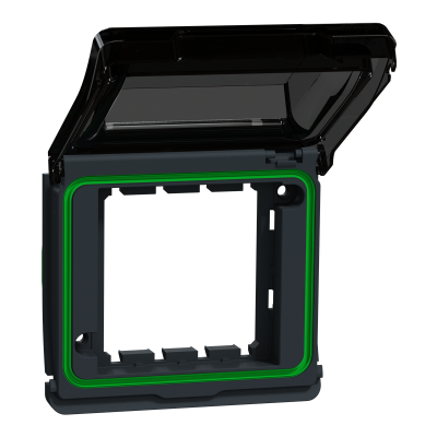 MUREVA ANTHRACITE COMPOSABLE APTATEUR POUR FONCTION 45x45 IP55 IK07