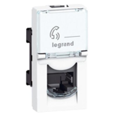 MOSAIC PRISE RJ45 CAT.6 FTP 1M BLANC