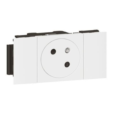 MOSAIC PC 2P+T 2M BLANC SPECIAL GOULOTTE A CLIPAGE DIRECT