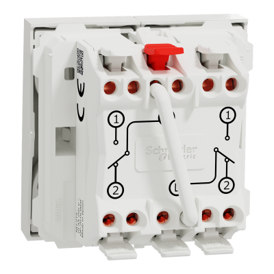 NEW UNICA BLANC DOUBLE VA ET VIENT 10A 2M