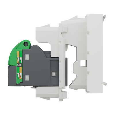 NEW UNICA BLANC PRISE RJ45 CAT.6A FTP 2M