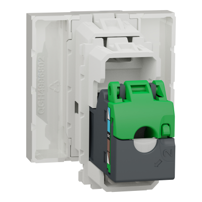 NEW UNICA BLANC PRISE RJ45 CAT.6A FTP 2M