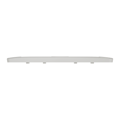 NEW UNICA STUDIO BLANC PLAQUE 2 POSTES (4 modules)