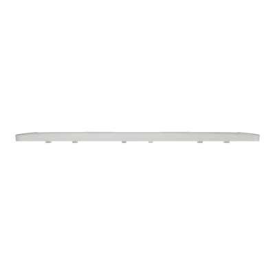 NEW UNICA STUDIO BLANC PLAQUE 3 POSTES (6 modules)