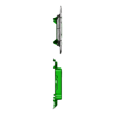 NEW UNICA SUPPORT ZAMAK 3 POSTES 6-8 MODULES + CAPOT PROTECTION