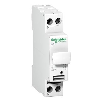 SECTIONNEUR FUSIBLE A TIROIR STI 1P+N 10,3X38 500V
