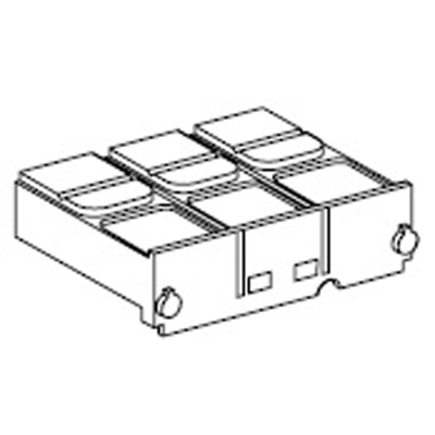 COMPACT NSX CACHE BORNE COURT 2/3P POUR NSX 100-250