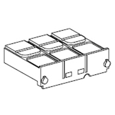 COMPACT NSX CACHE BORNE COURT 2/3P POUR NSX 100-250