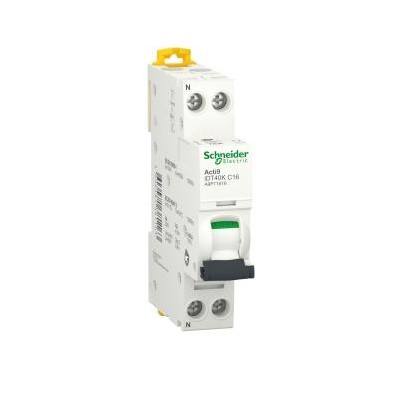 IDT40K DISJ 1P+N 16A C 4,5kA (vis/vis)