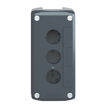BOITE HARMONY XAL 3 TROUS Ø22 GRIS