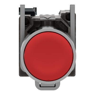 BOUTON POUSSOIR A IMPULSION Ø22 ROUGE 1O