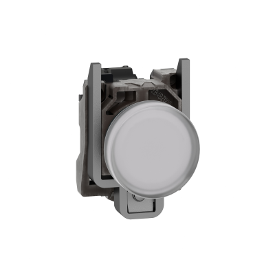 VOYANT ROND Ø22 IP 66 BLANC LED INTEGREE 24V AC-DC