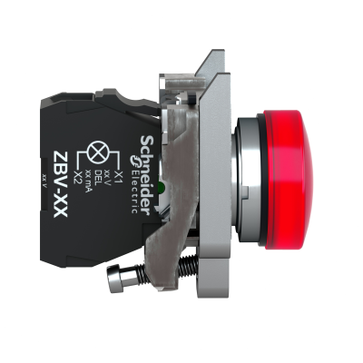 VOYANT ROND Ø22 IP 66 ROUGE LED INTEGREE 240V