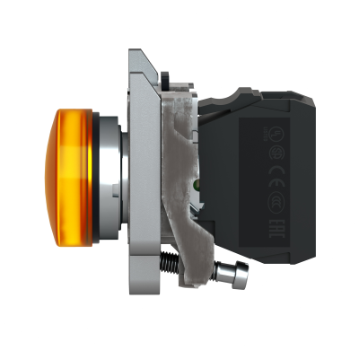 VOYANT ROND Ø22 IP 66 ORANGE LED INTEGREE 240V