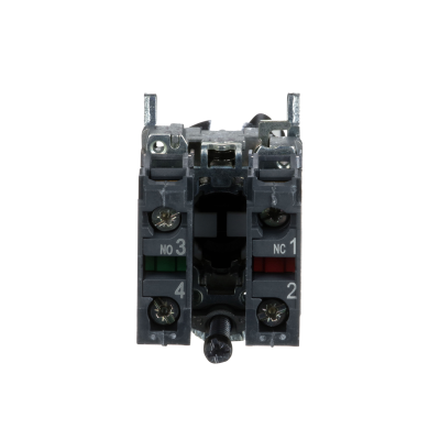BOUTON TOURNANT NOIR Ø22 2 POS.FIXES 1O+1F
