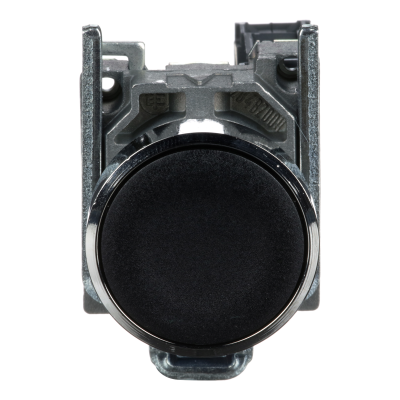 BOUTON POUSSOIR A IMPULSION Ø22 NOIR 1F